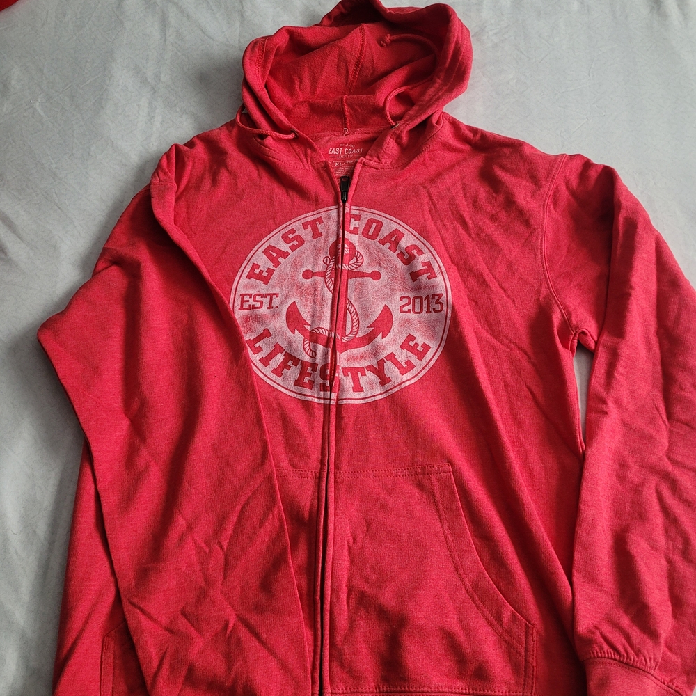 East Coast Lifestyle Red Hoodie